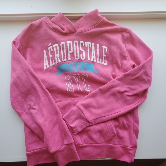 Aeropostale Pink Logo Sweatshirt Hoodie - Picture 1 of 2